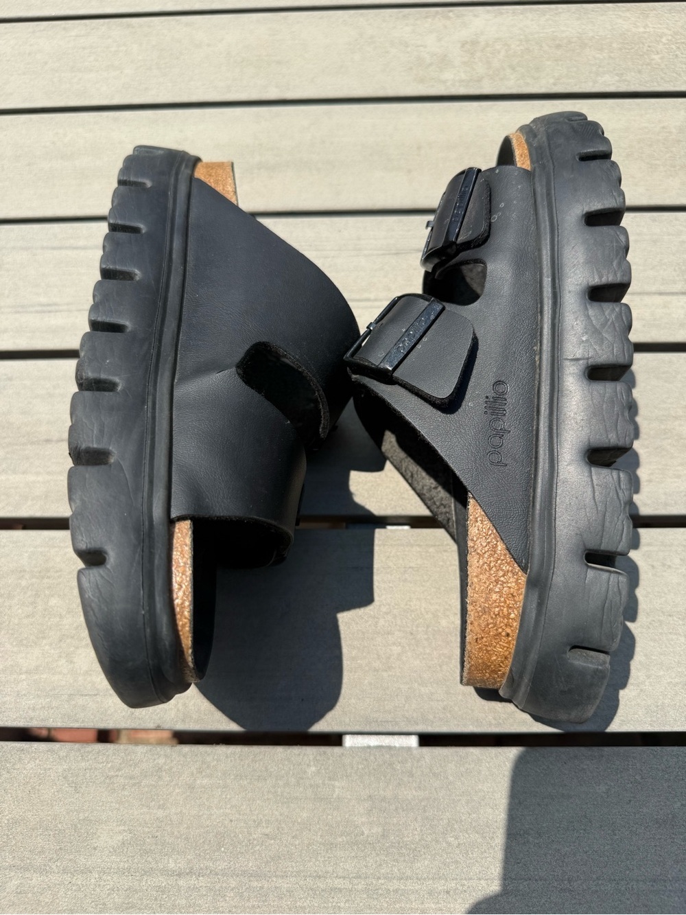 Papillio Arizona Chunky black\black Birko-Flor by Birkenstock - Picture 6 of 10